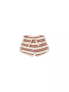 Rylee Cru Red Stripe Track Shorts