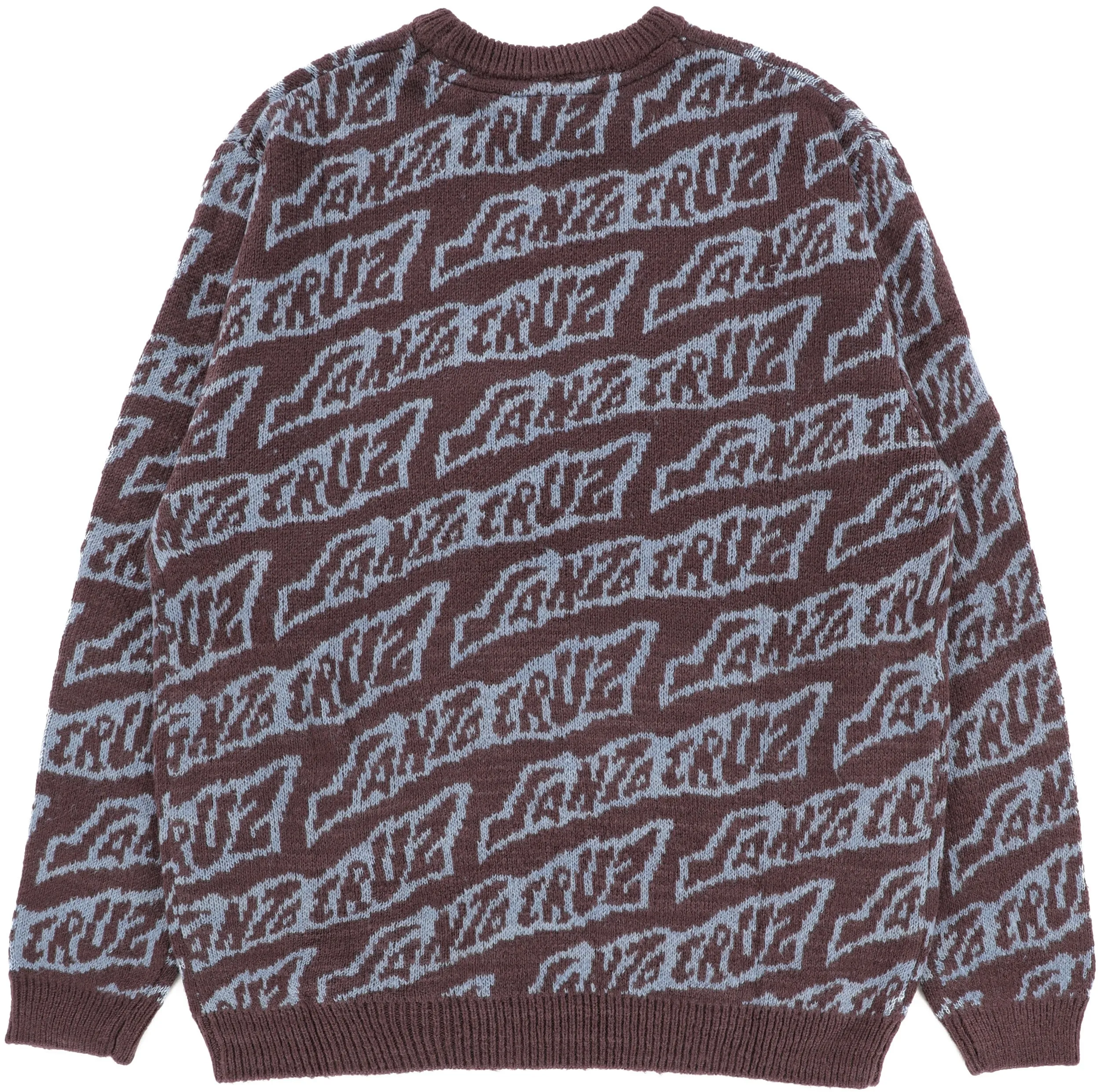 Santa Cruz Repeating Pattern Pullover Sweater