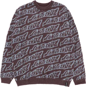 Santa Cruz Repeating Pattern Pullover Sweater