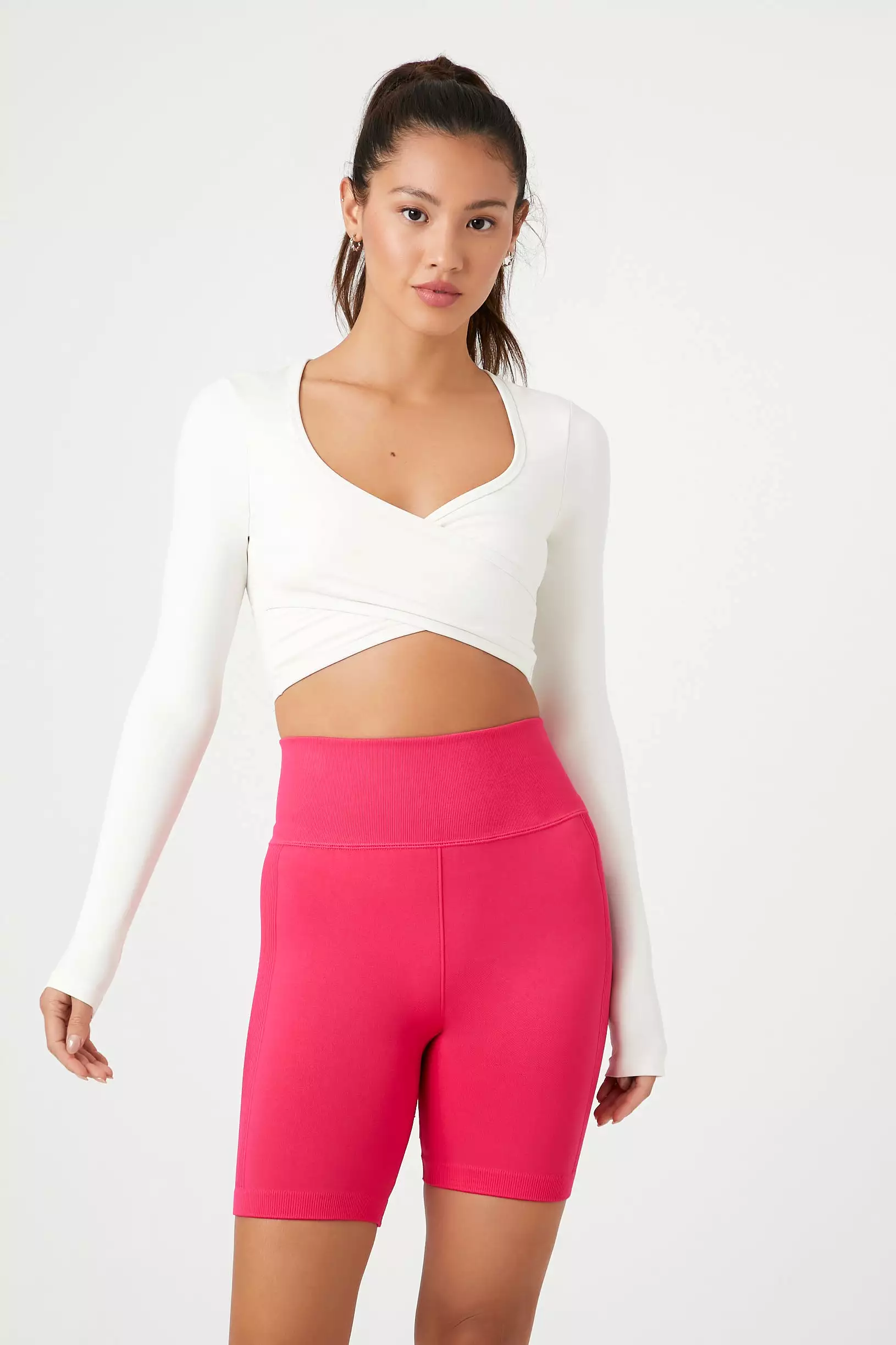 Seamless High-Rise Biker Shorts