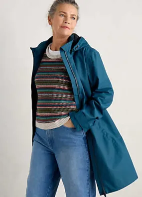 Seasalt Cornwall Women's Teal Coverack II Coat | Grattan