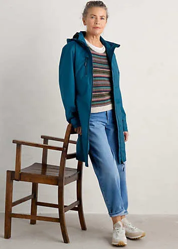 Seasalt Cornwall Women's Teal Coverack II Coat | Grattan