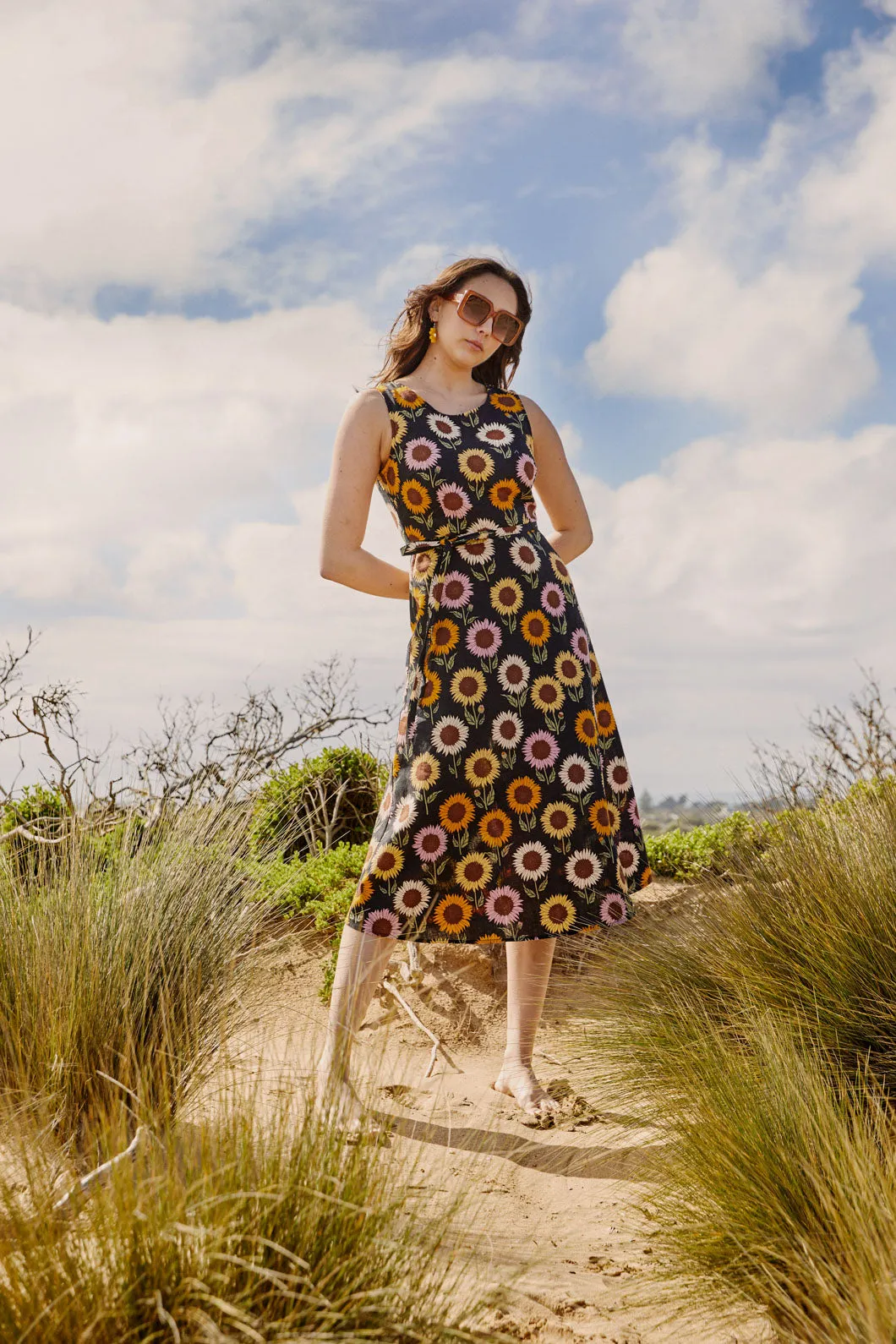 SEO Result: Midi Sunflower Dress