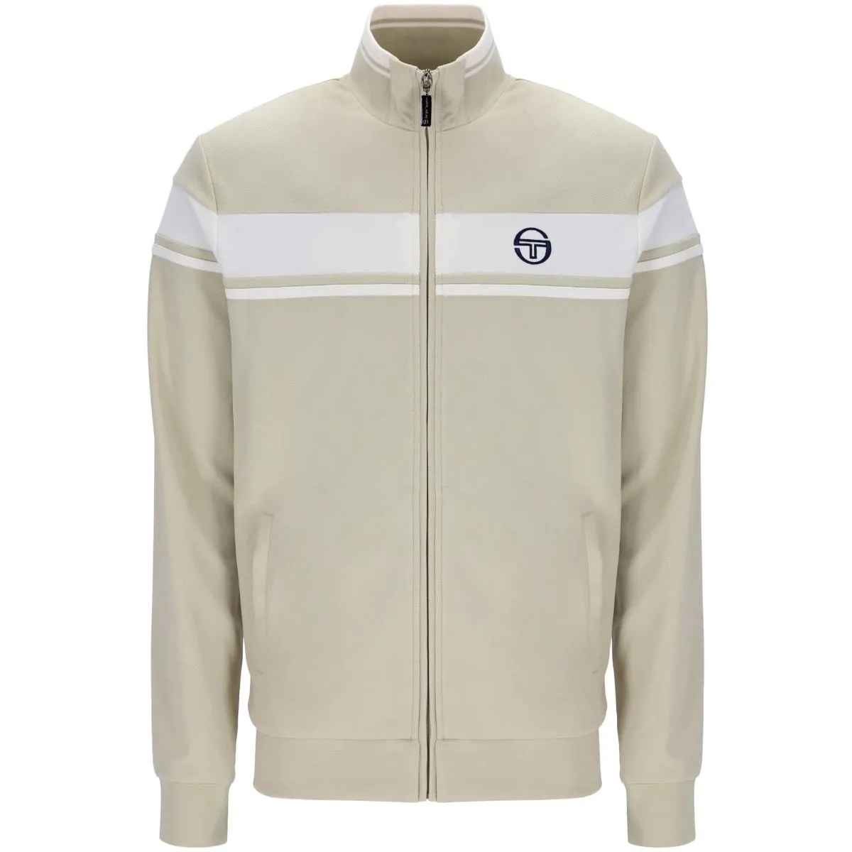 Sergio Tacchini Damarindo Track Jacket in Pelican Gardenia