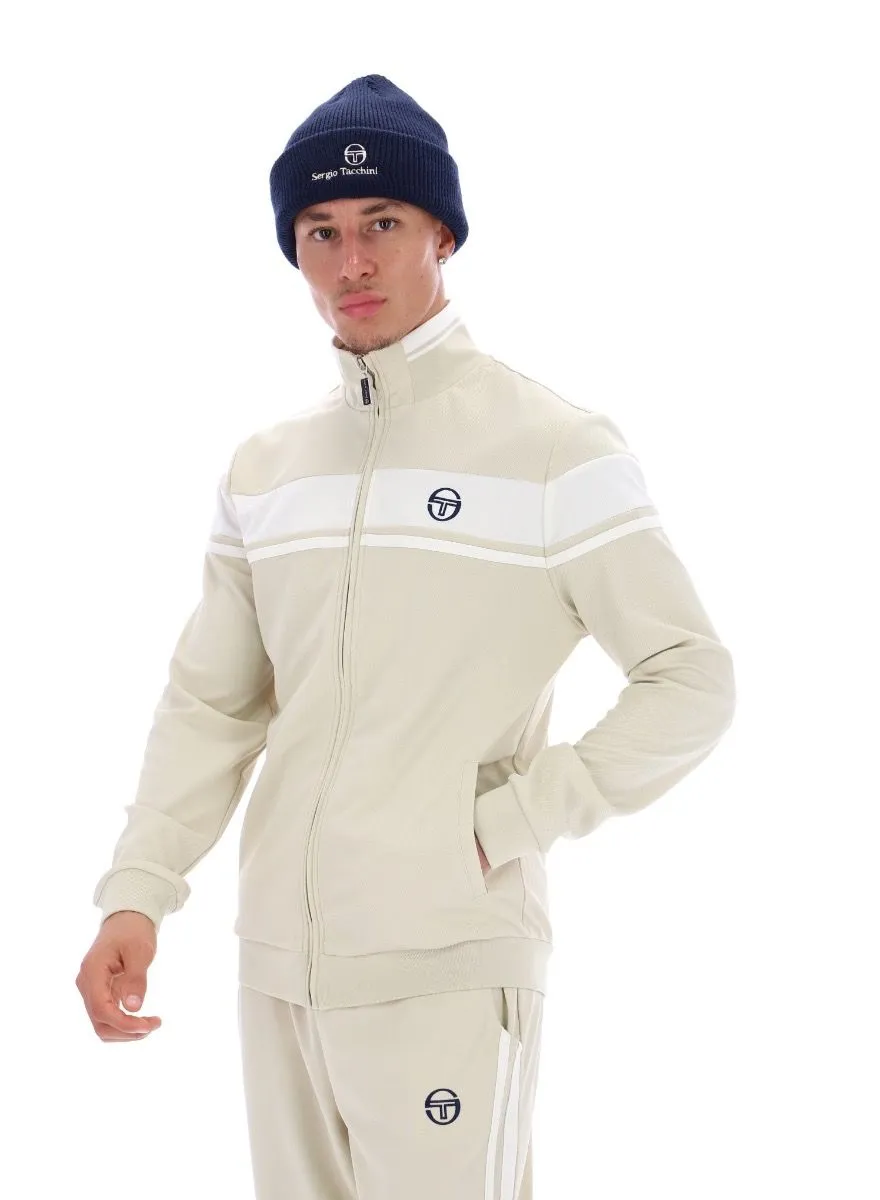 Sergio Tacchini Damarindo Track Jacket in Pelican Gardenia