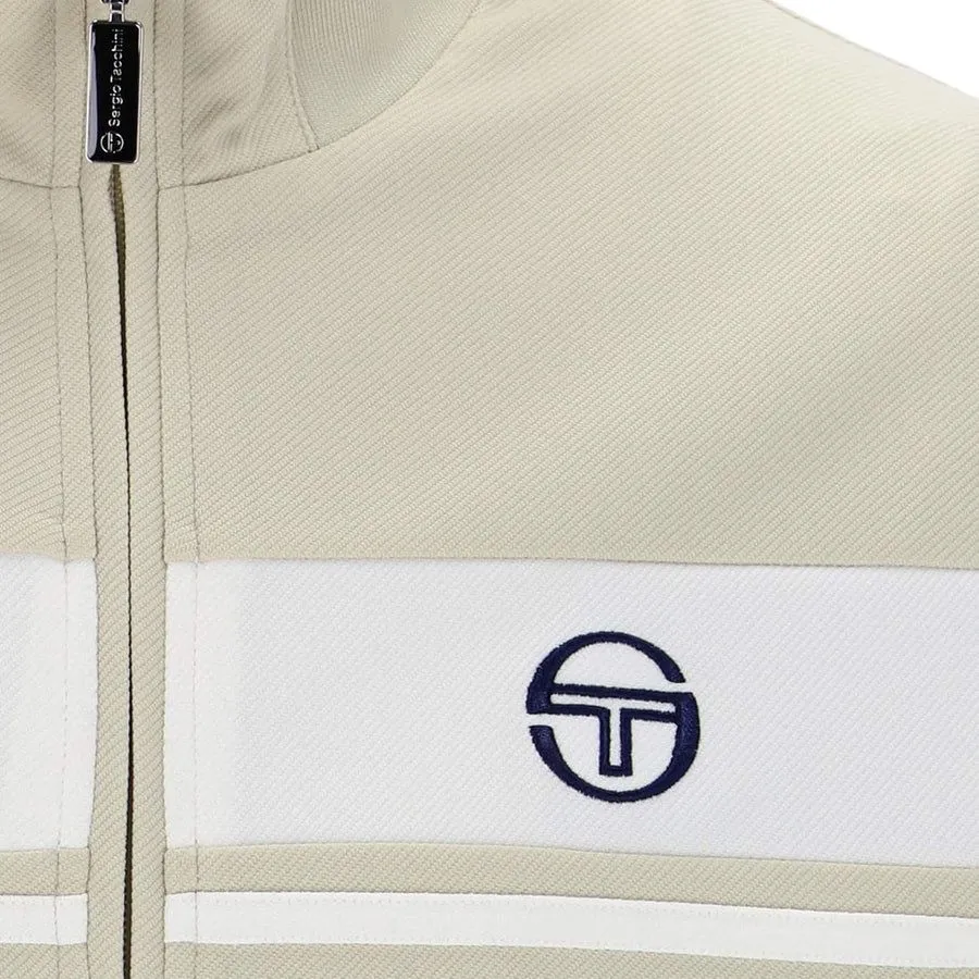 Sergio Tacchini Damarindo Track Jacket in Pelican Gardenia