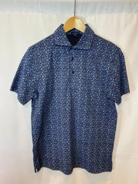 Short Sleeve Paisley Polo Shirt