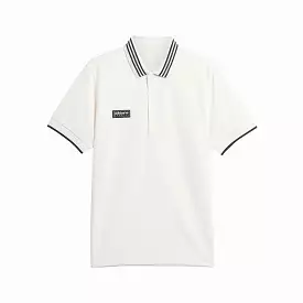 Short Sleeve Polo Shirt - Chalk White