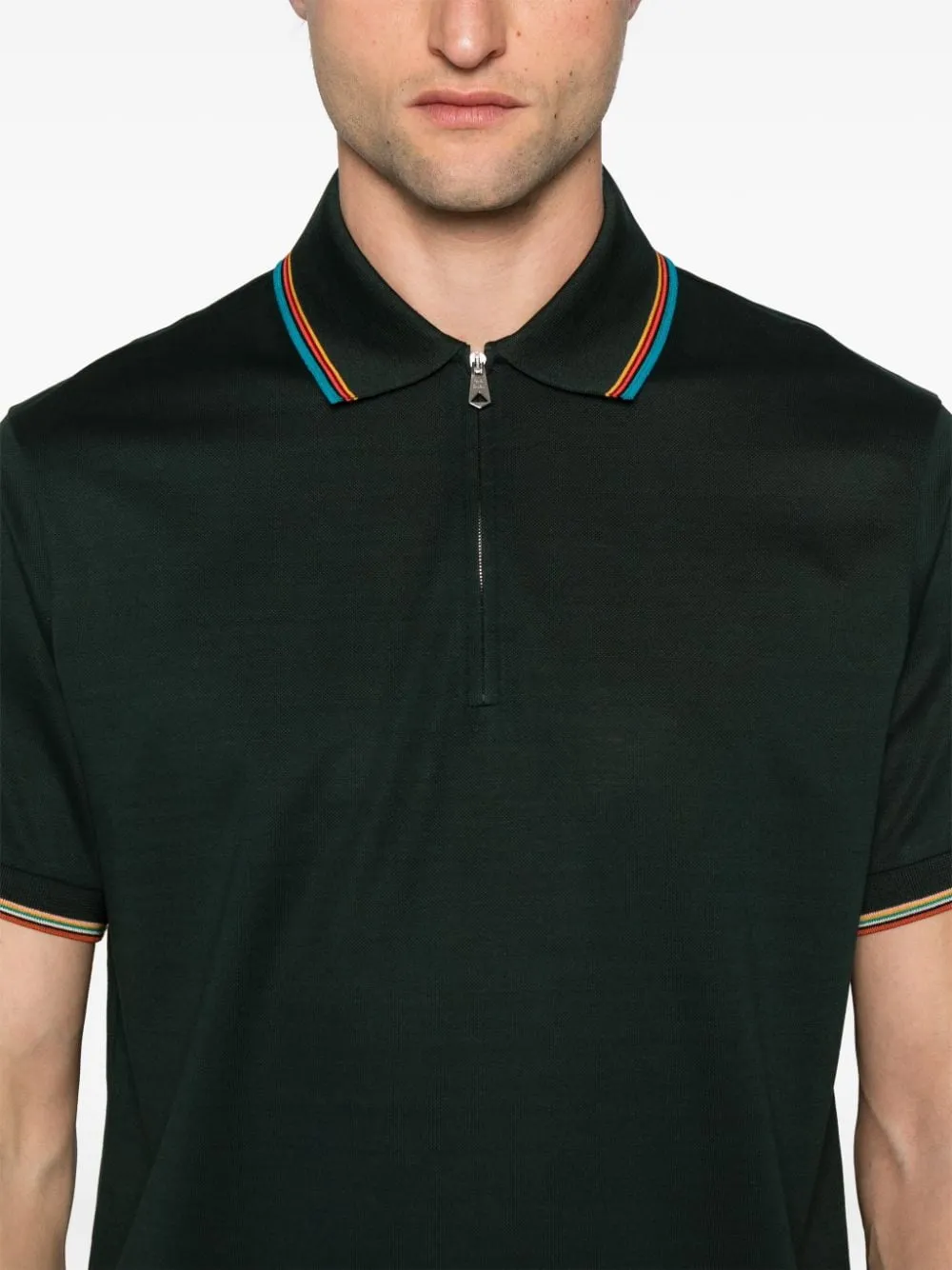 Signature Stripe Cotton Polo Shirt