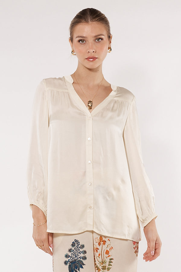 Silky Cream Gabor Shirt