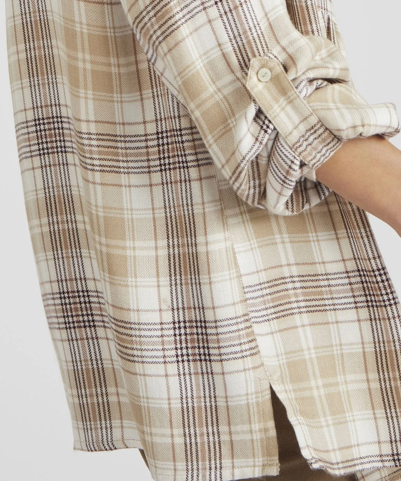 Soft Check Blouse by Skin