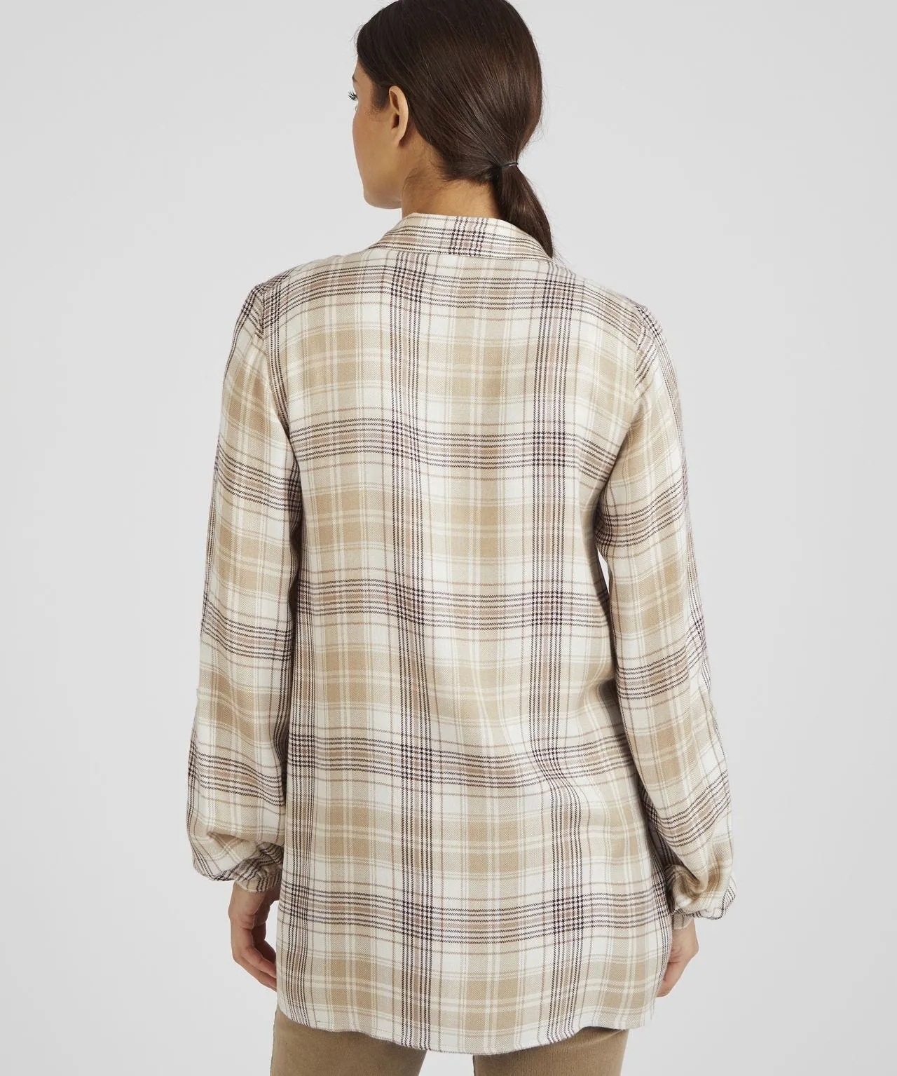 Soft Check Blouse by Skin