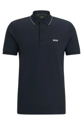 Slim-Fit Cotton-Piqué Polo Shirt with Tonal Logo