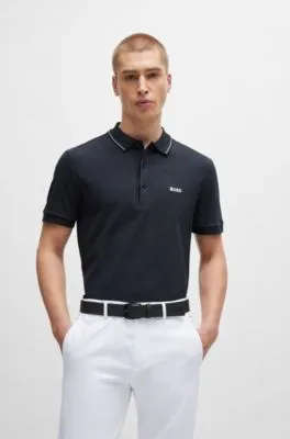 Slim-Fit Cotton-Piqué Polo Shirt with Tonal Logo