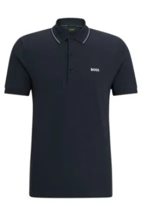 Slim-Fit Cotton-Piqué Polo Shirt with Tonal Logo