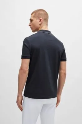 Slim-Fit Cotton-Piqué Polo Shirt with Tonal Logo