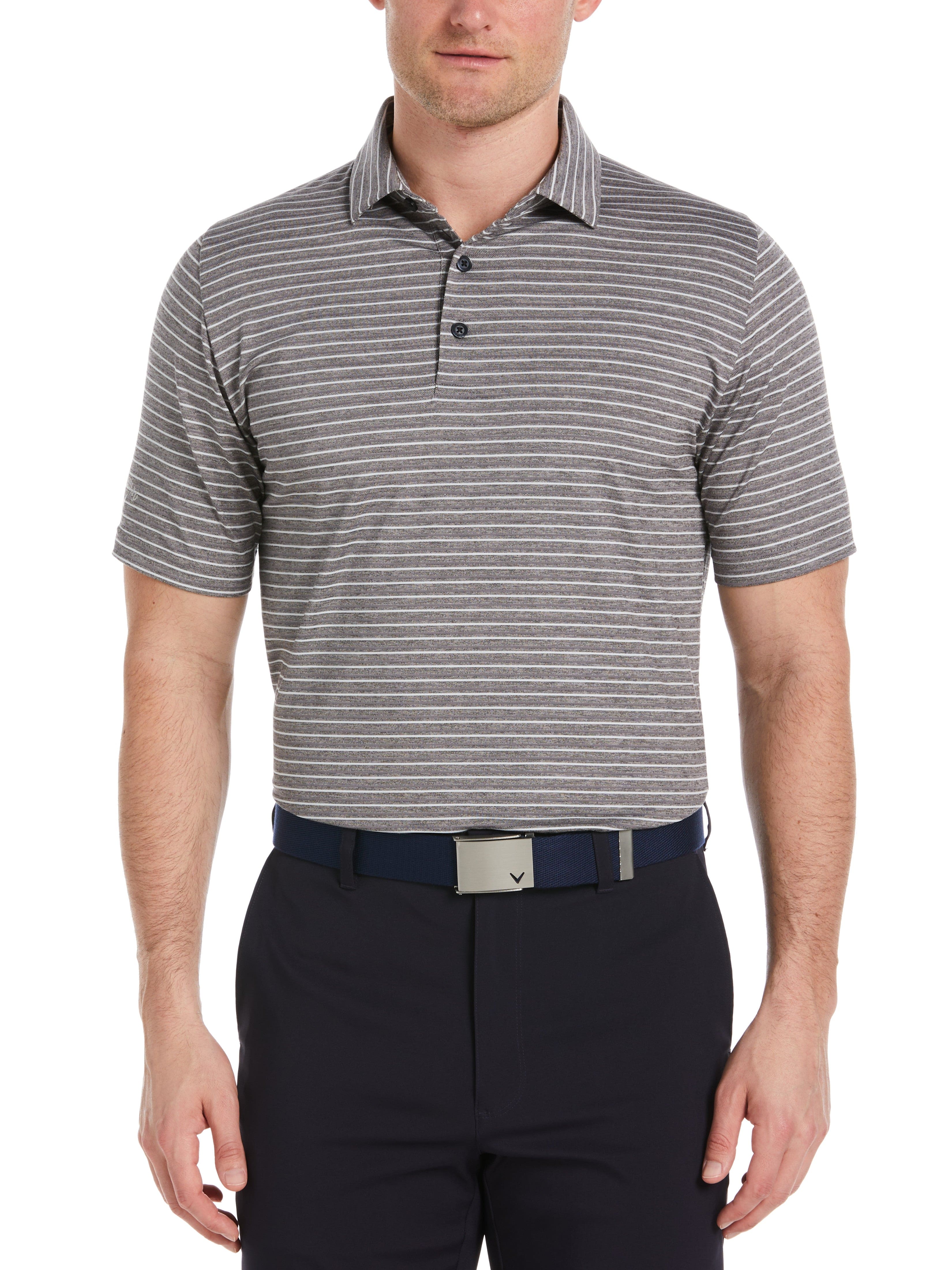 Soft Touch Stripe Golf Polo