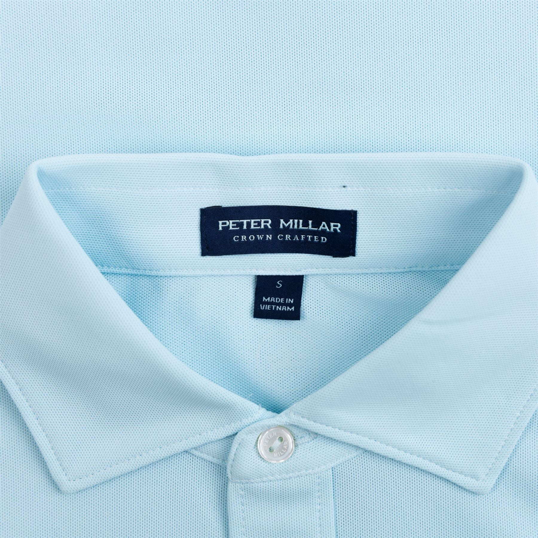 Soul Tailored Fit Performance Polo Aqua Blue