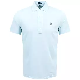 Soul Tailored Fit Performance Polo Aqua Blue