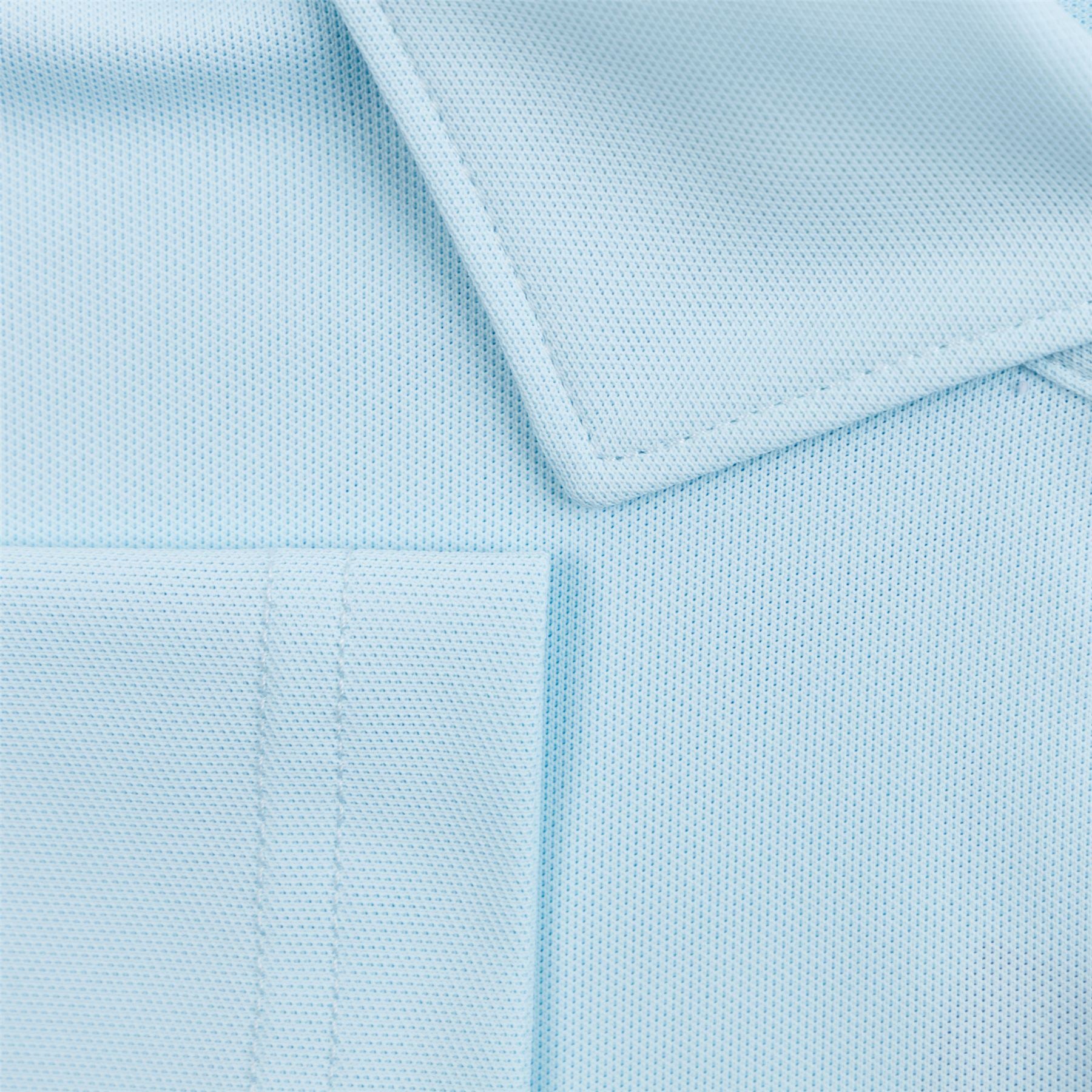 Soul Tailored Fit Performance Polo Aqua Blue