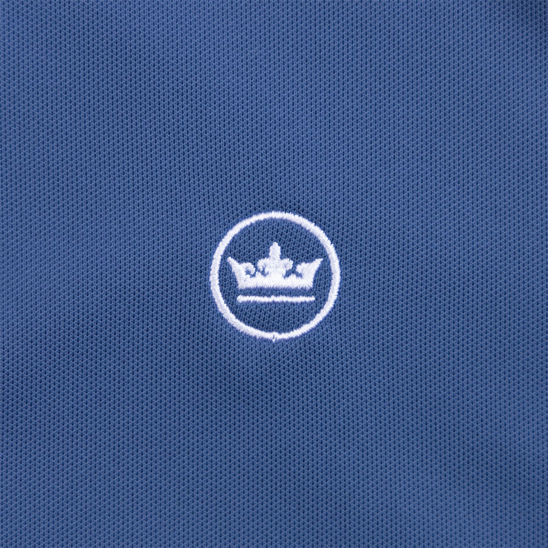 Soul Tailored Fit Polo Blue Pearl Performance Mesh - SS24