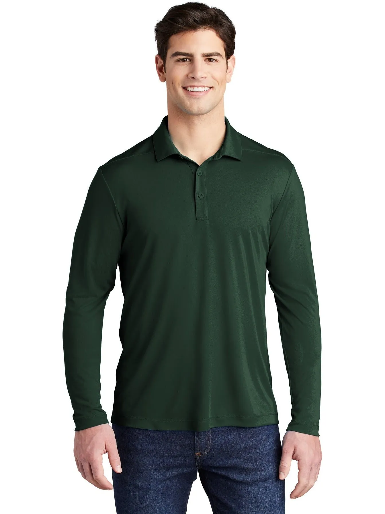 Sport-Tek Posi-UV Pro Polo with Long Sleeves