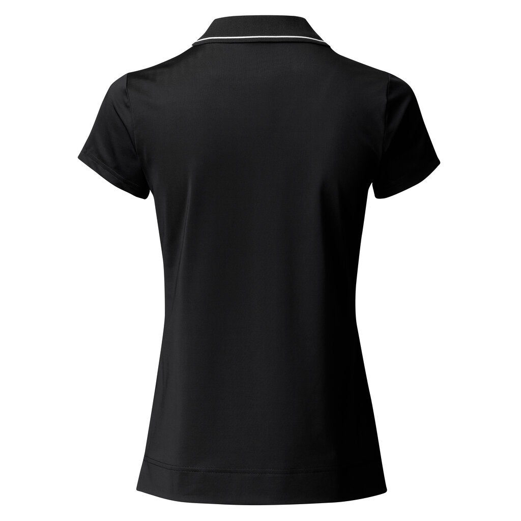 Sports Polo Cap Sleeve Indra Black