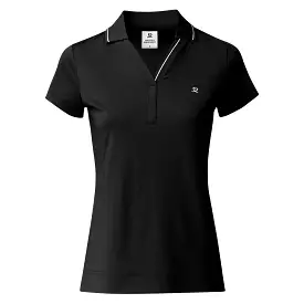 Sports Polo Cap Sleeve Indra Black