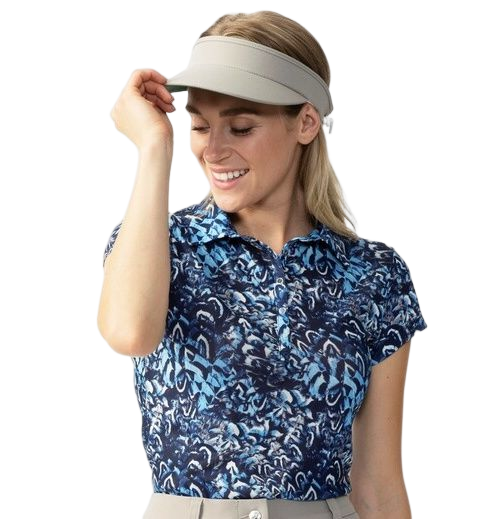 Sports Polo Cap Sleeve Mesh Silja