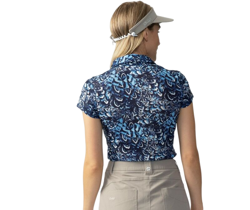 Sports Polo Cap Sleeve Mesh Silja