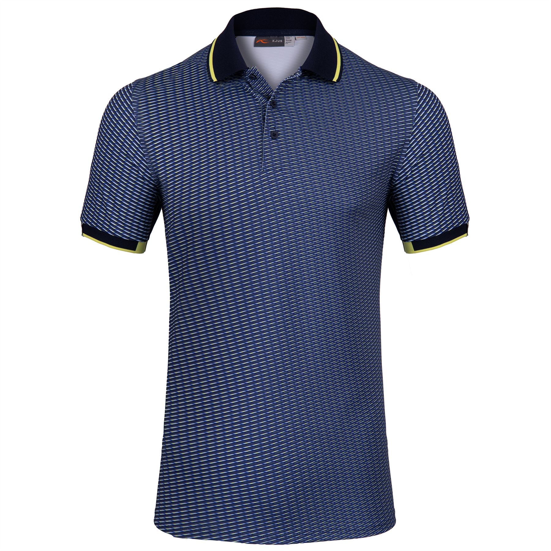 Spot Printed Polo Shirt in Atlanta Blue/Blue Fog for SS24