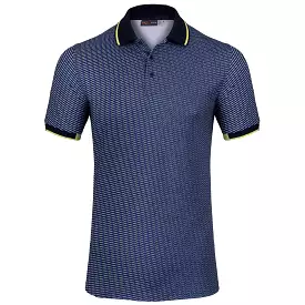 Spot Printed Polo Shirt in Atlanta Blue/Blue Fog for SS24