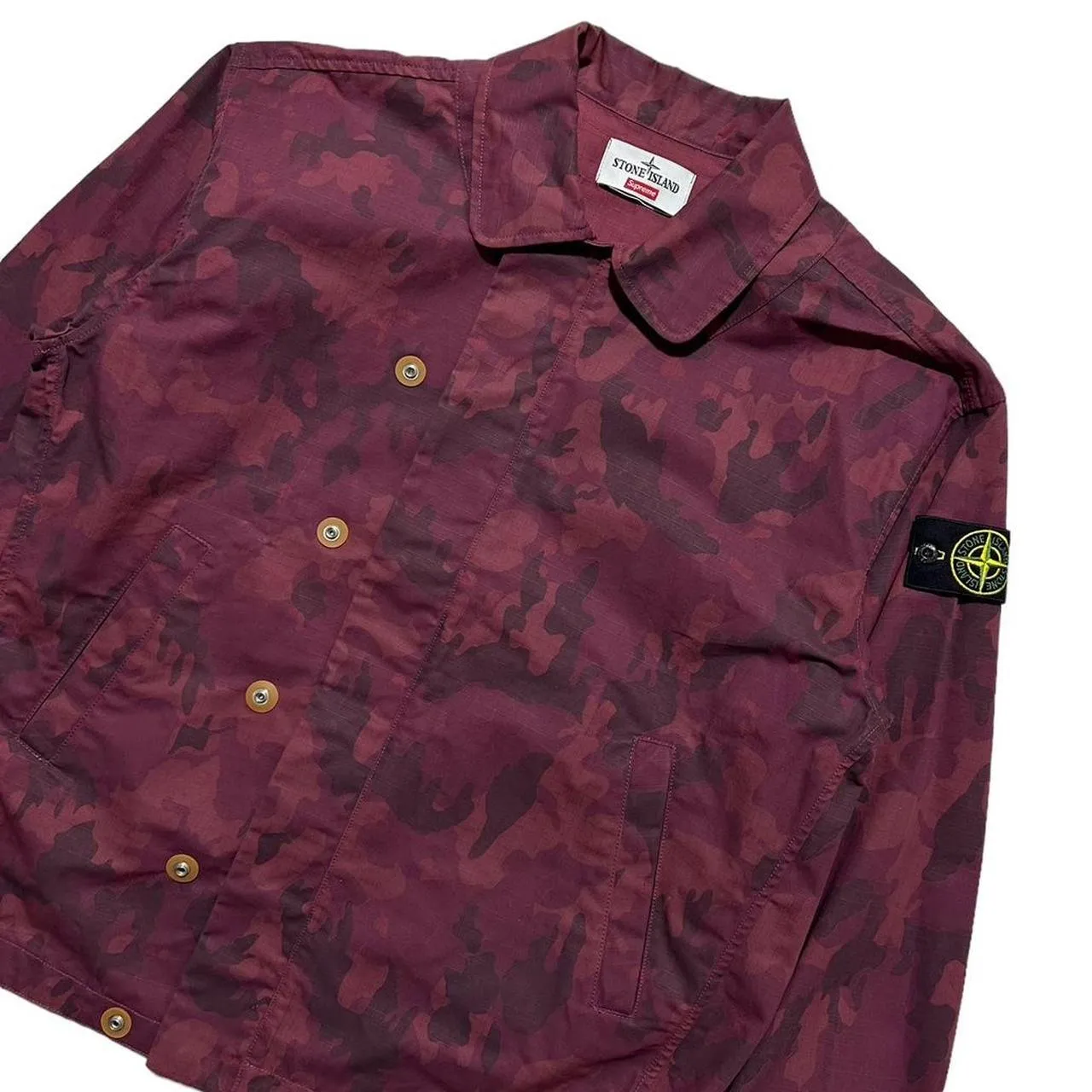 Exclusive Stone Island Supreme Ice Camo Harrington Jacket