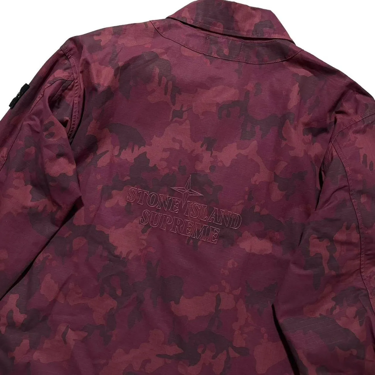 Exclusive Stone Island Supreme Ice Camo Harrington Jacket