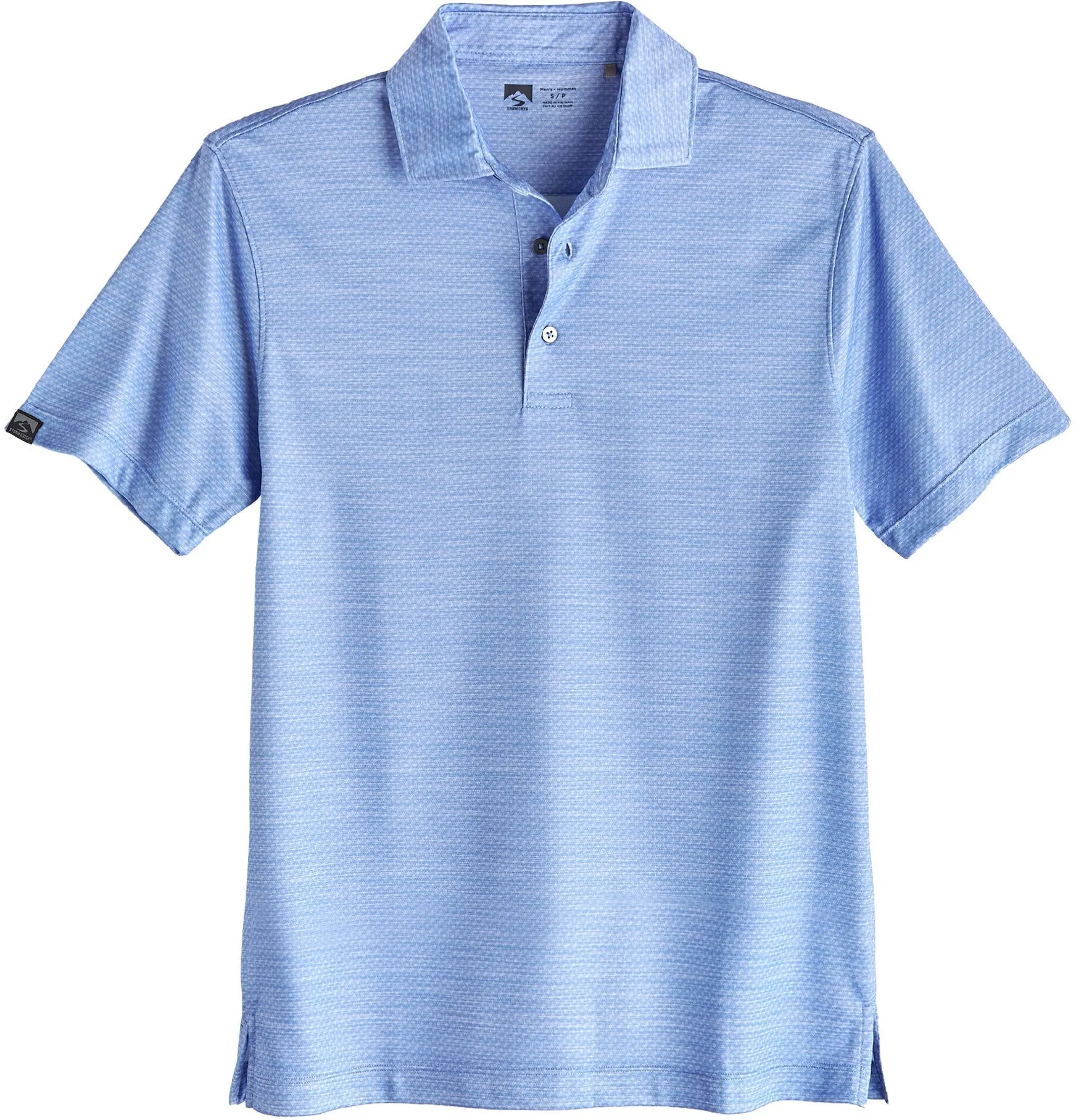 Storm Creek Unwinder Printed Bamboo Short Sleeve Polo