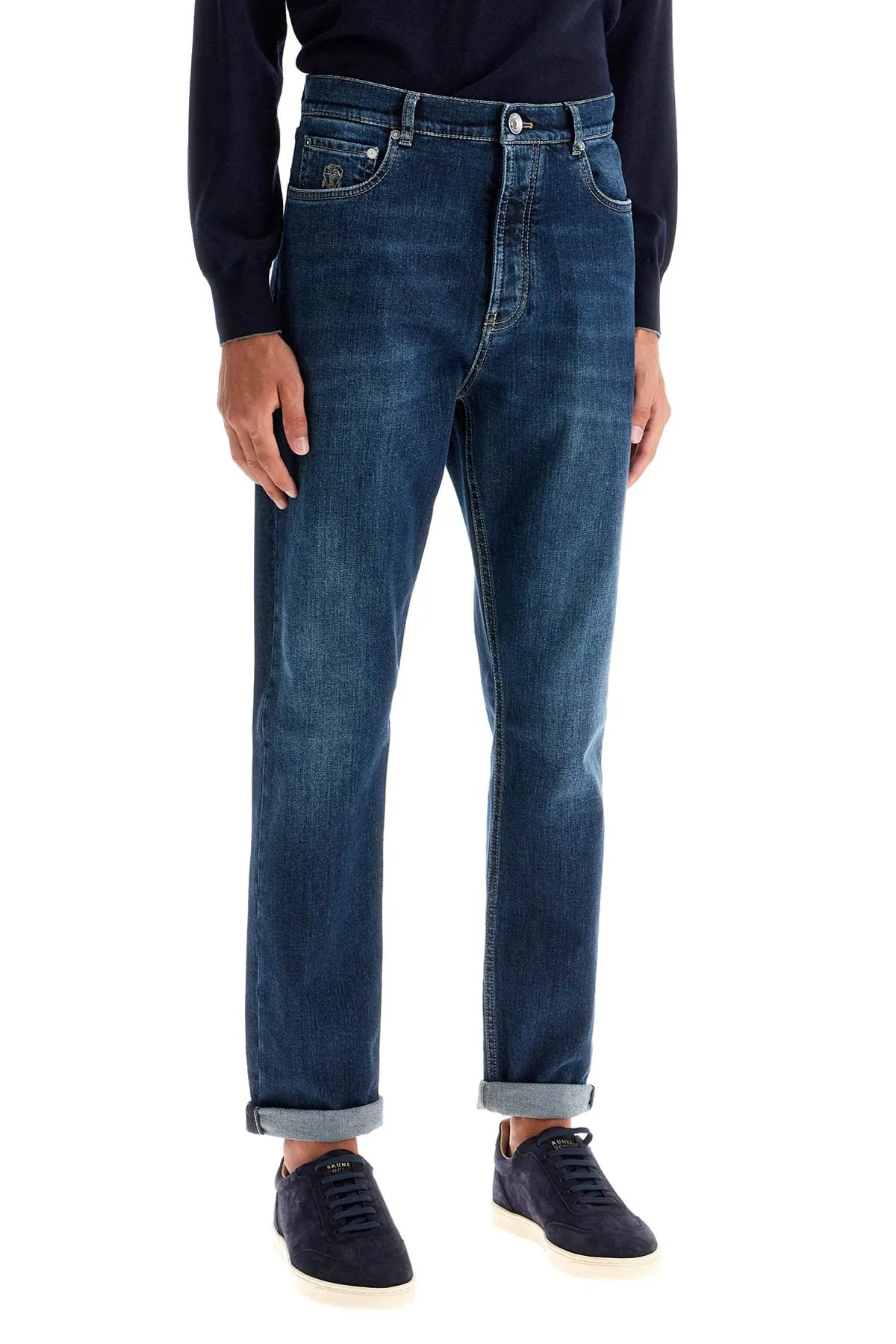 Comfortable STRETCH DENIM ICONIC FIT JEANS - Modern Style