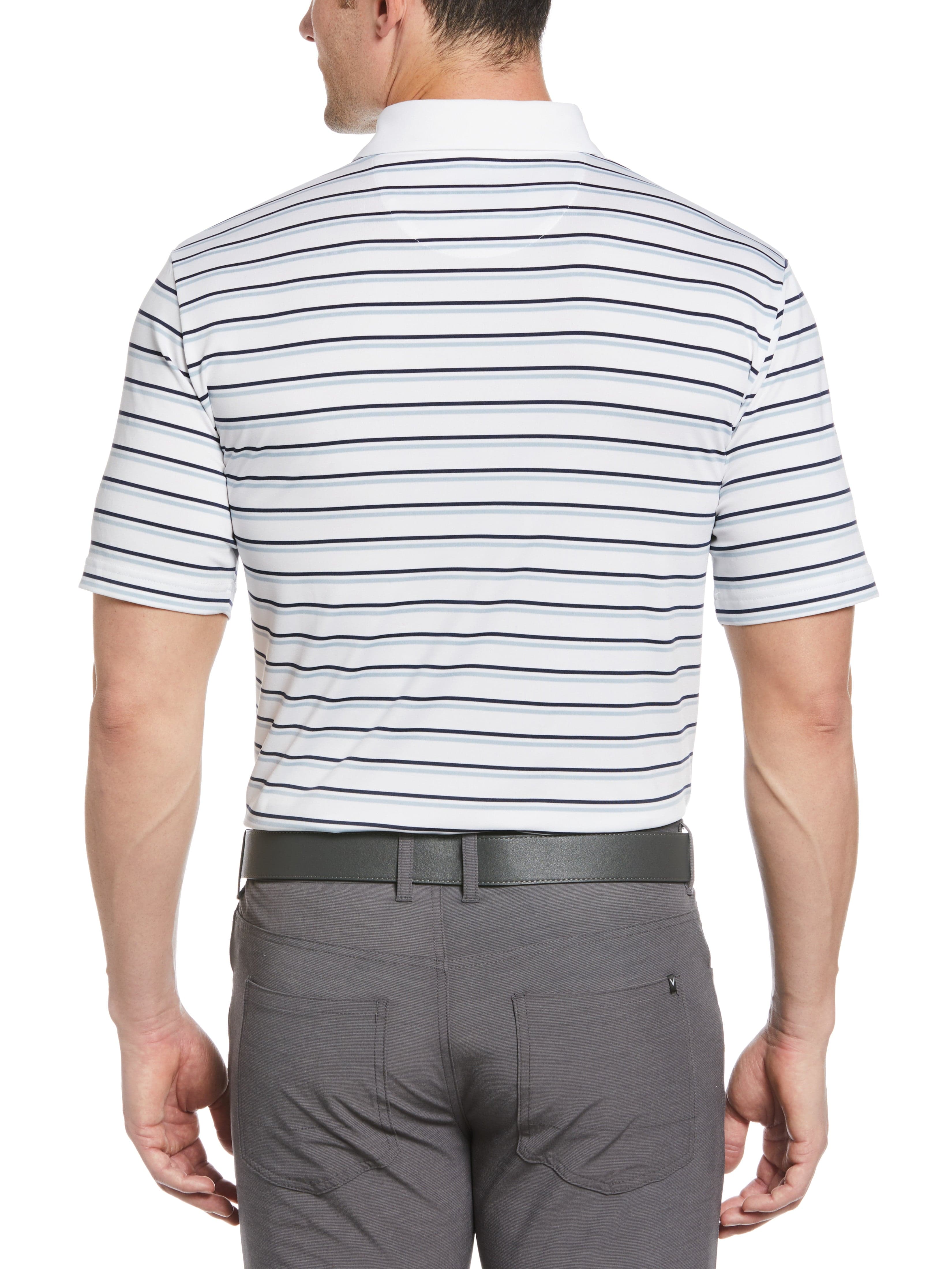 Striped Men's Golf Polo Shirt