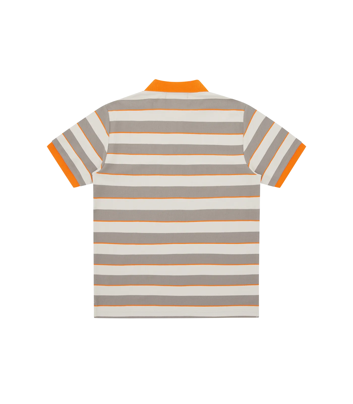 Orange Stripe Striped Polo Shirt