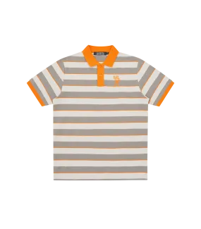 Orange Stripe Striped Polo Shirt