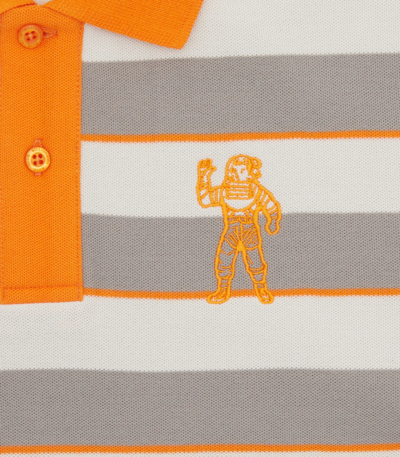 Orange Stripe Striped Polo Shirt