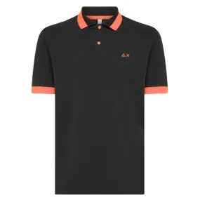 SUN68 polo shirt with big stripe design - A34121-11