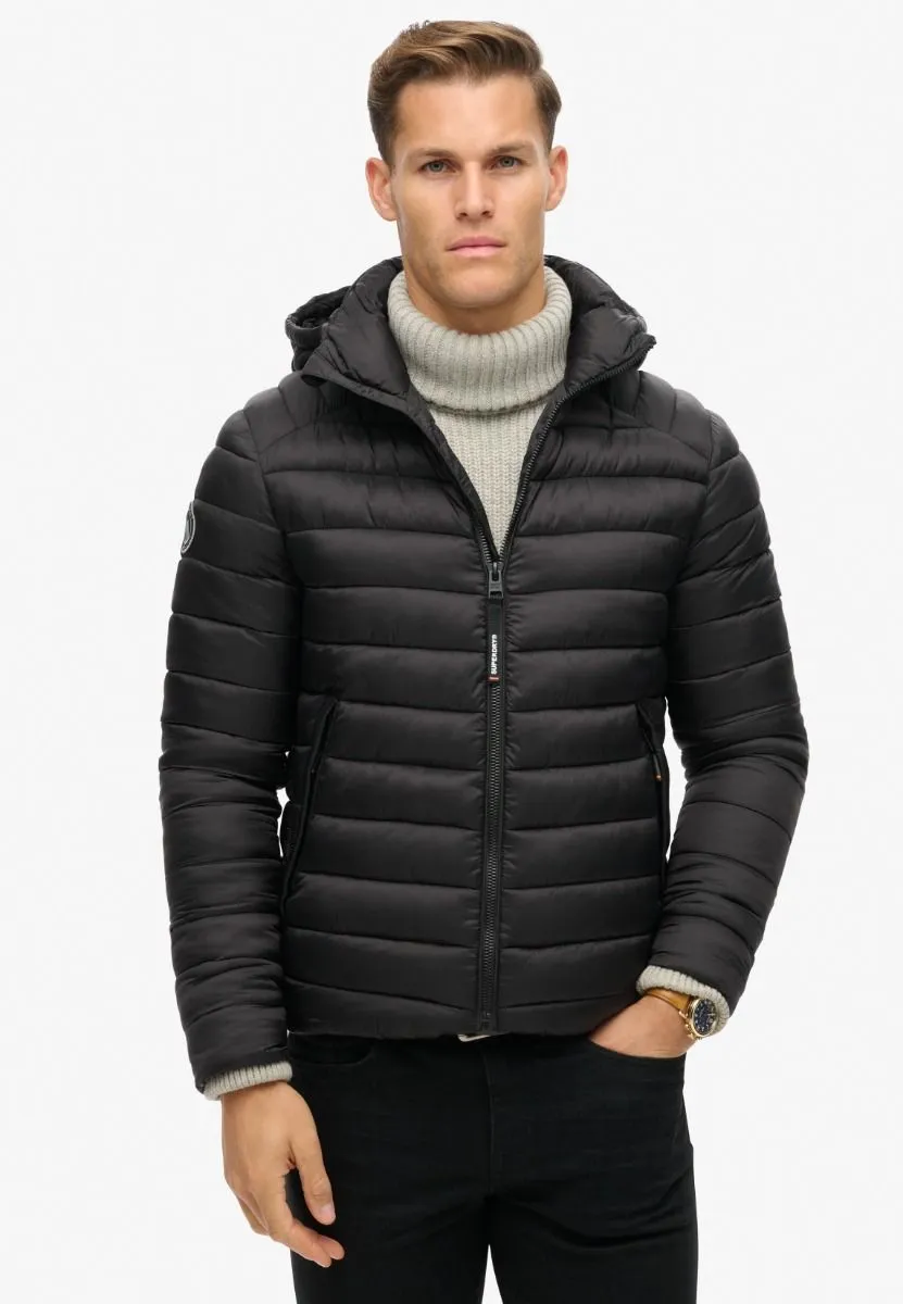 Superdry Hooded Sport Padded Jacket Black