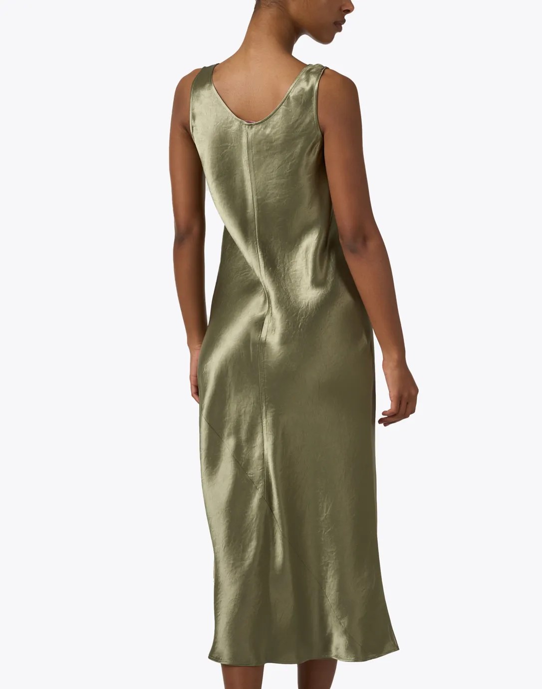 Talete Sleeveless Green Dress by [Brand Name]