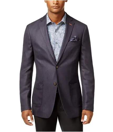 Tallia Mens Two Button Blazer Jacket with Dotted Pattern