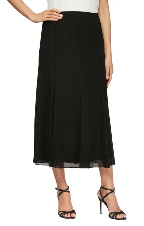 Chiffon Skirt Tea-Length Panel