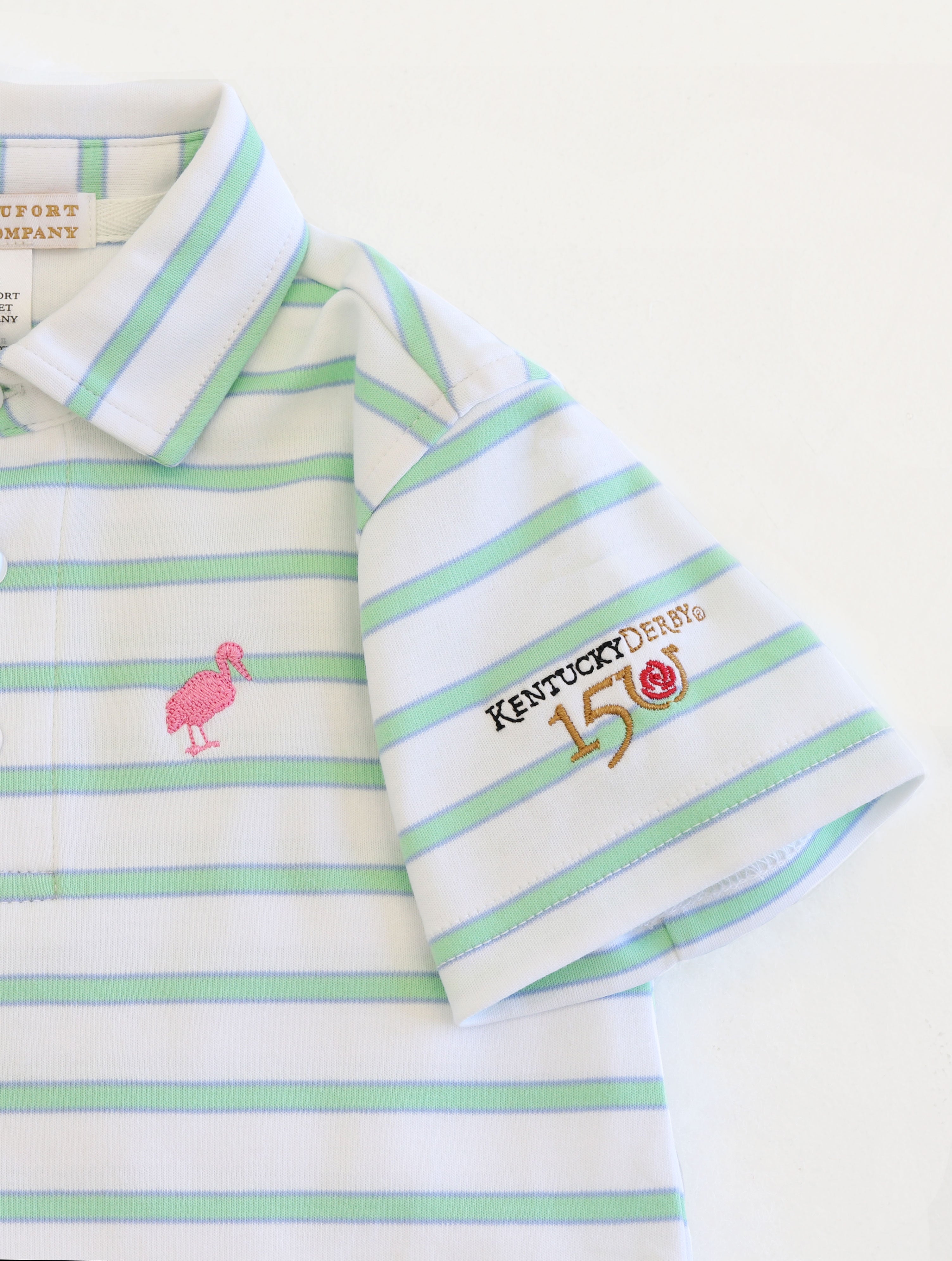 The Beaufort Bonnet Company - Kentucky Derby Stripe Prim and Proper Polo - Buy Now!