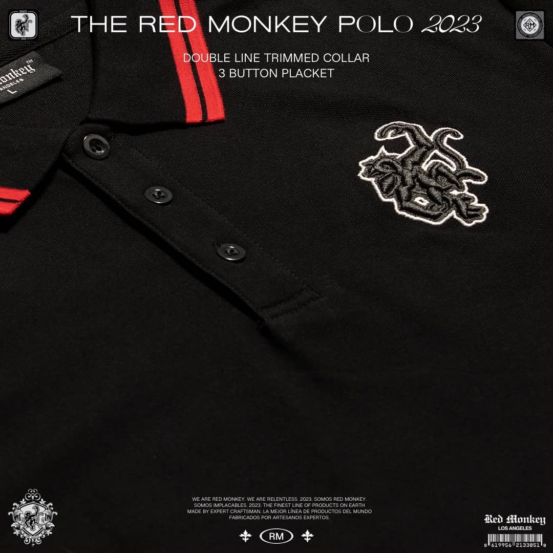 The Red Monkey Polo 2023 - Black | Revamp your style with the latest edition!