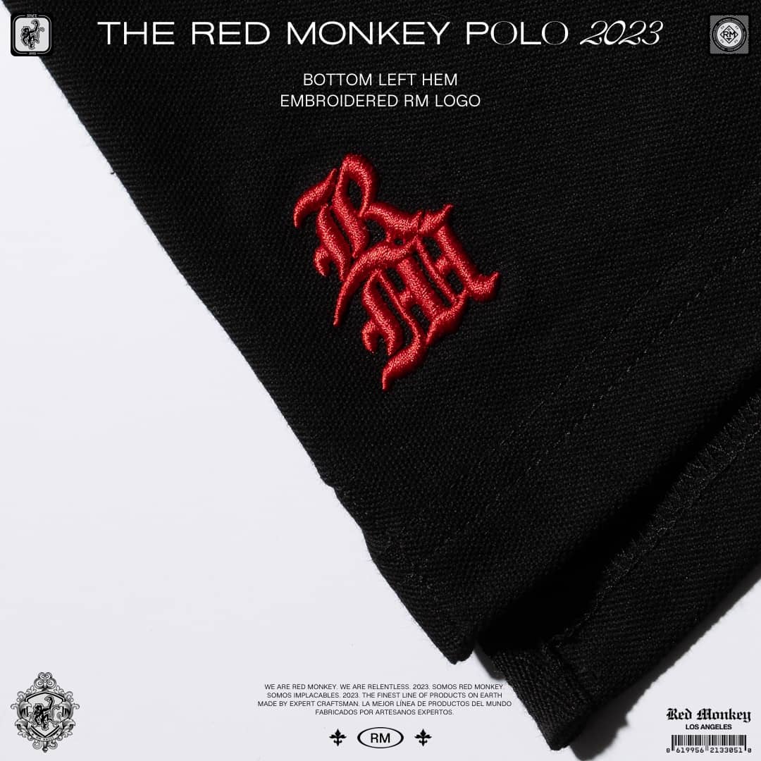 The Red Monkey Polo 2023 - Black | Revamp your style with the latest edition!