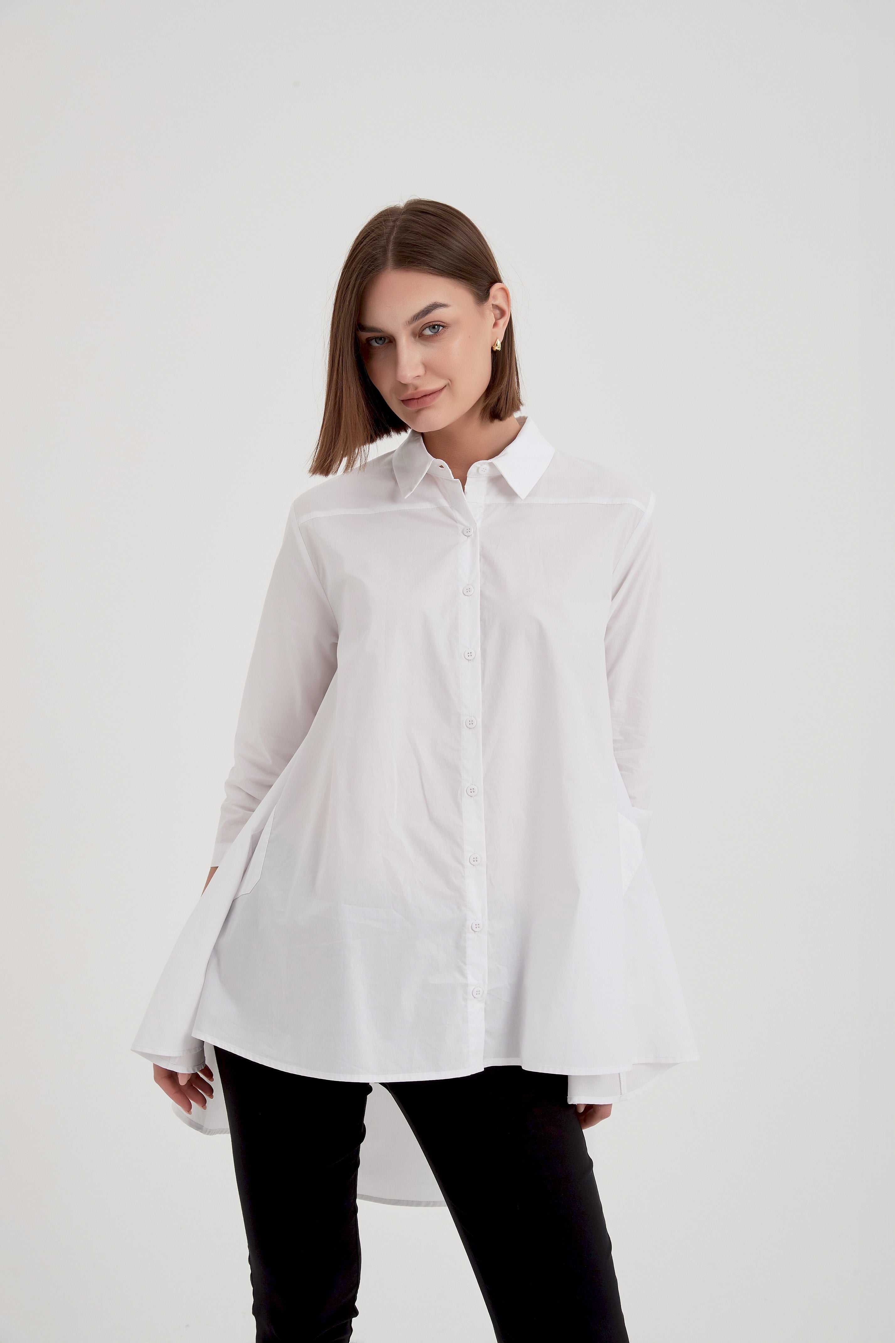 Tirelli Swing Back Shirt White - Shop Now