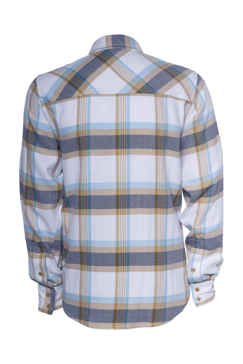 TIZIANO TATUM LS PLAID SHIRT - WHITE